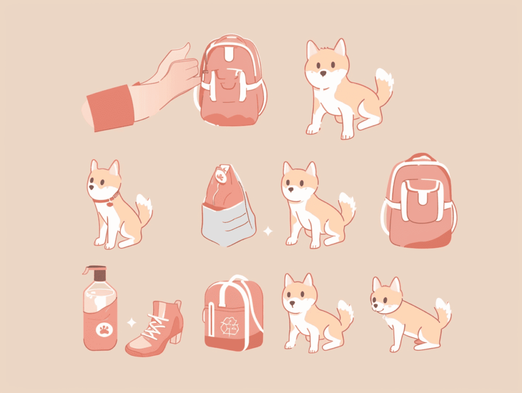 小型犬防災リュック